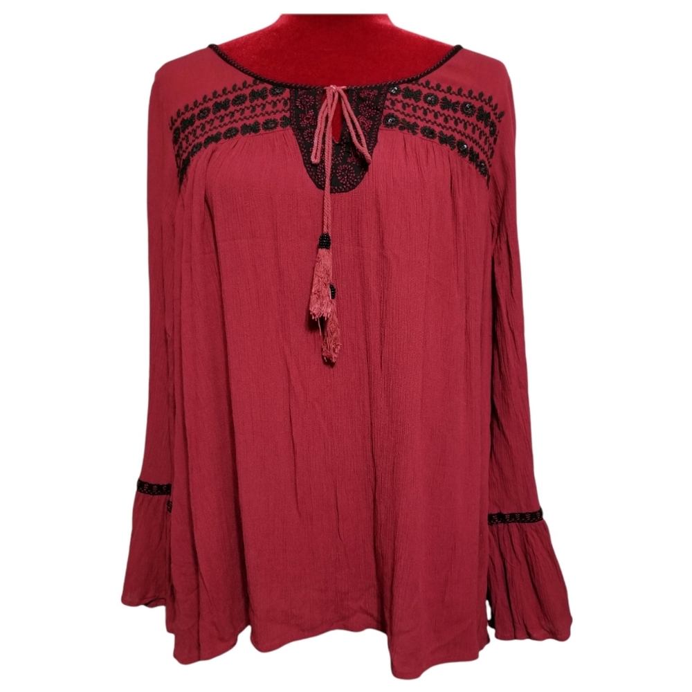 Altar'd State boho long sleeve pullover top